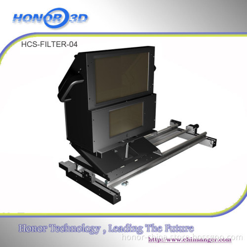 Double optical path passive 3D cinema system